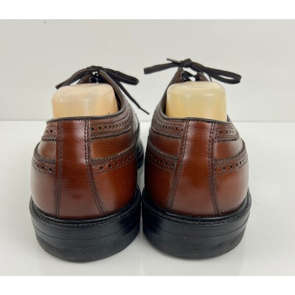 Vintage Mason Wing Tip Dress Shoes Mens Size 10 EEE Brown Unworn - Picture 5 of 9